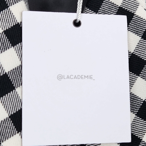 L'Academie The Olympia Blazer in Black and White NWT Women's Size Medium - Picture 9 of 12